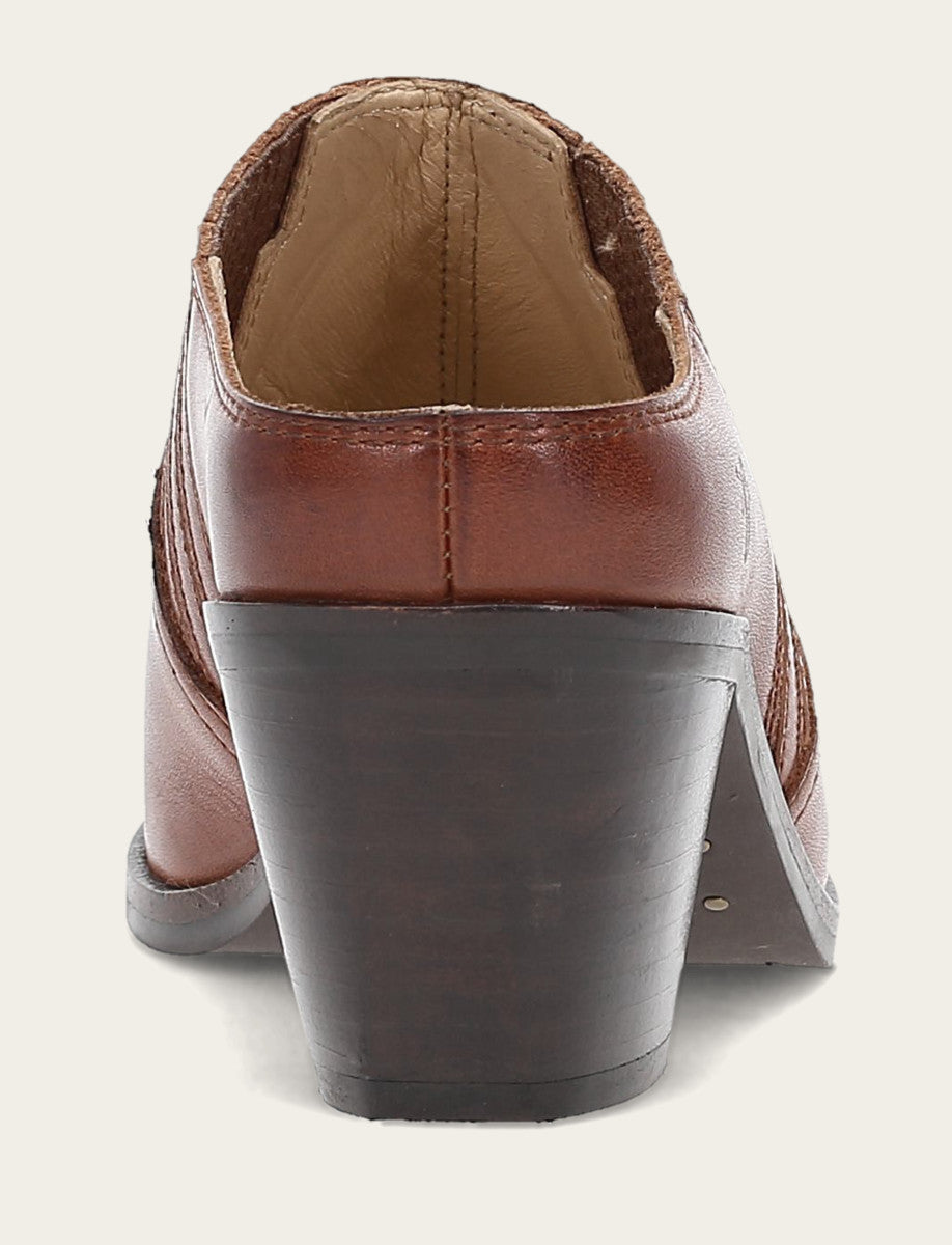 Frye Women's Cinnamon Sara Western Mules / Cinnamon