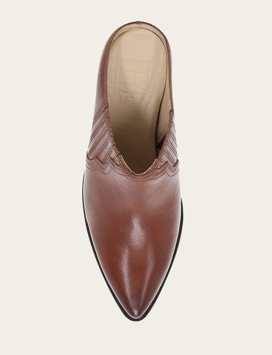 Frye Women's Cinnamon Sara Western Mules / Cinnamon