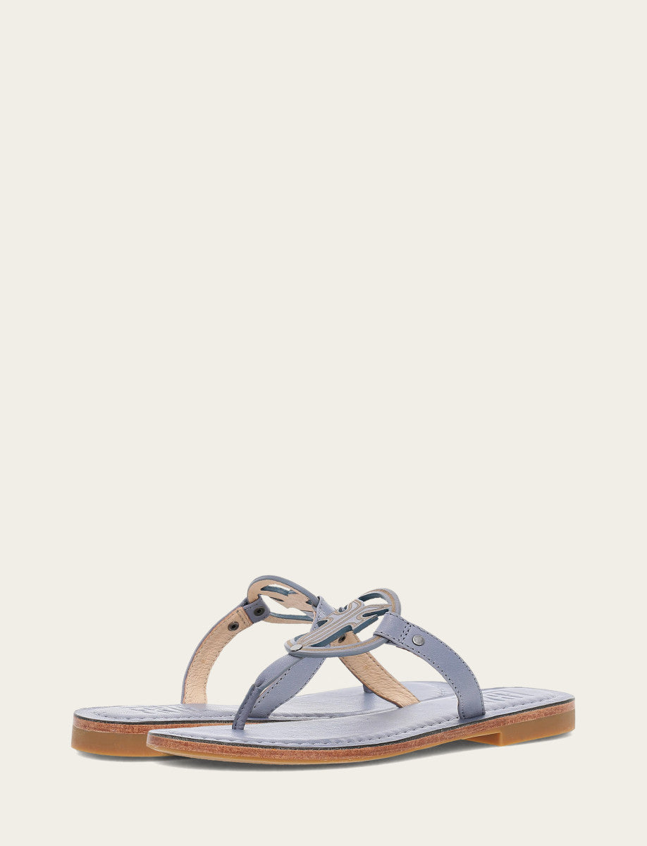 Frye Women's Azul Taylor Logo Sandals / Azul