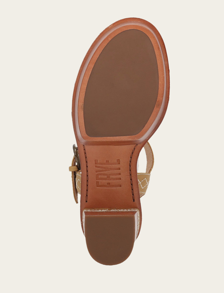 Frye Women’s Banana Pipa Woodstock Sandals / Banana