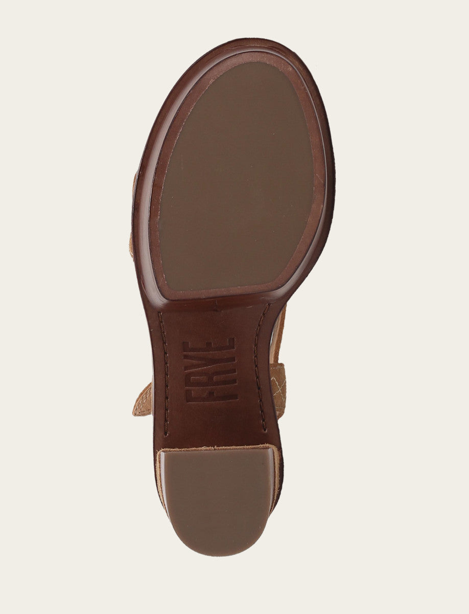 Frye Women’s Almond Pipa Woodstock Sandals / Almond