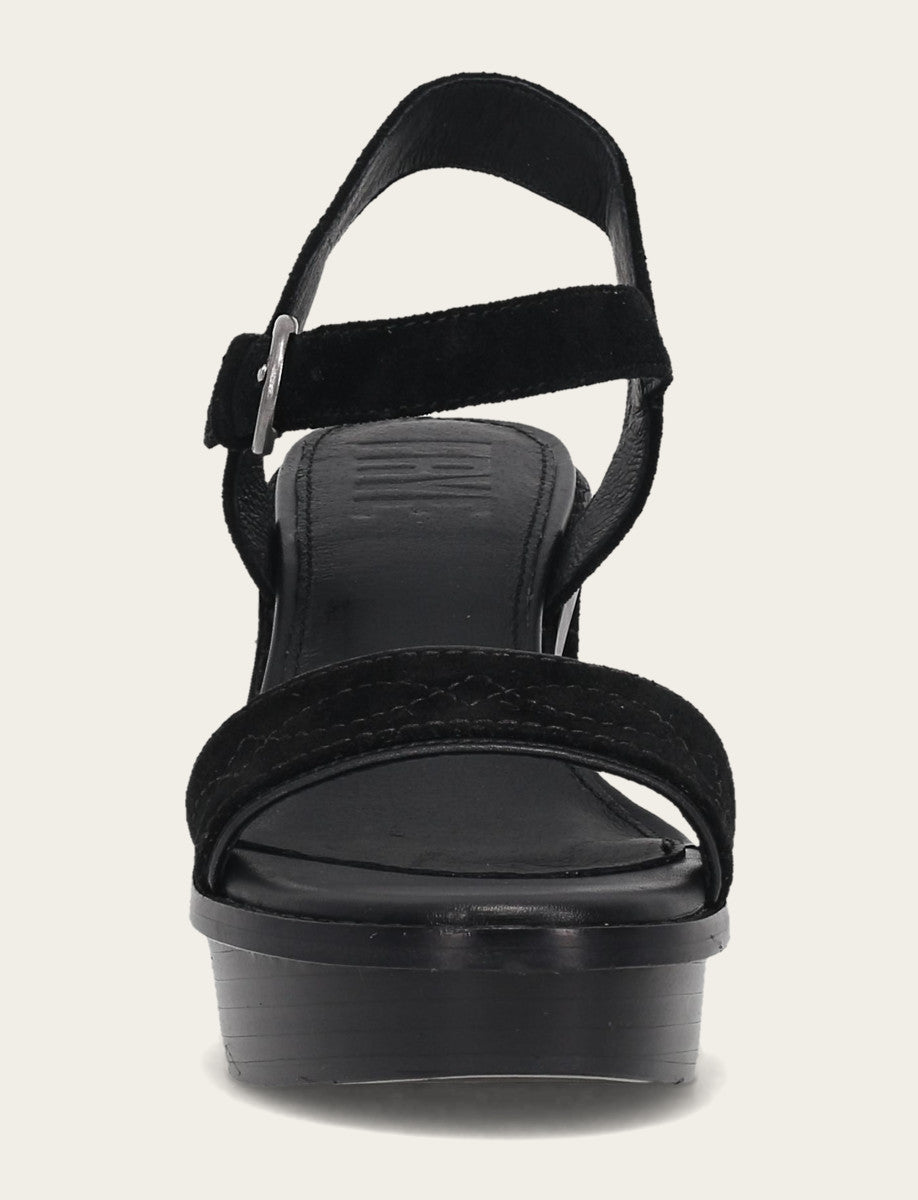 Frye Women’s Black Pipa Woodstock Sandals / Black