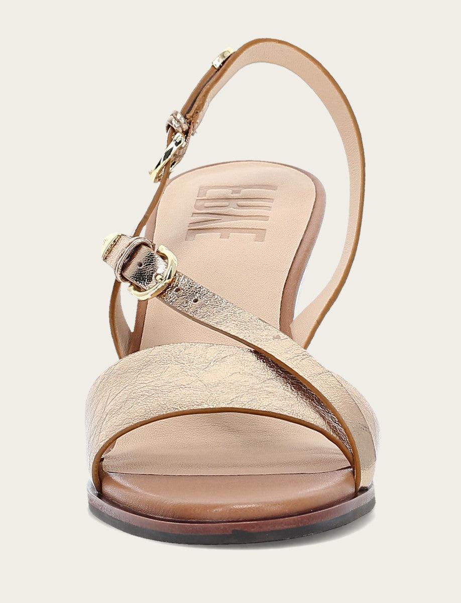 Frye Women's Dark Gold Rachel Buckle Sandals / Dark Gold