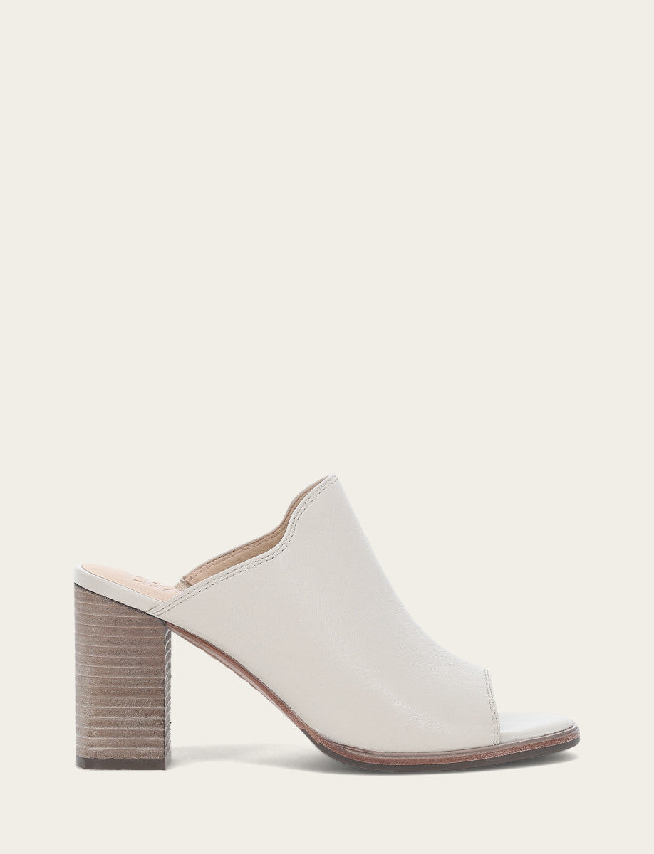 Frye Women's Ivory Stella Mule Sandals / Ivory
