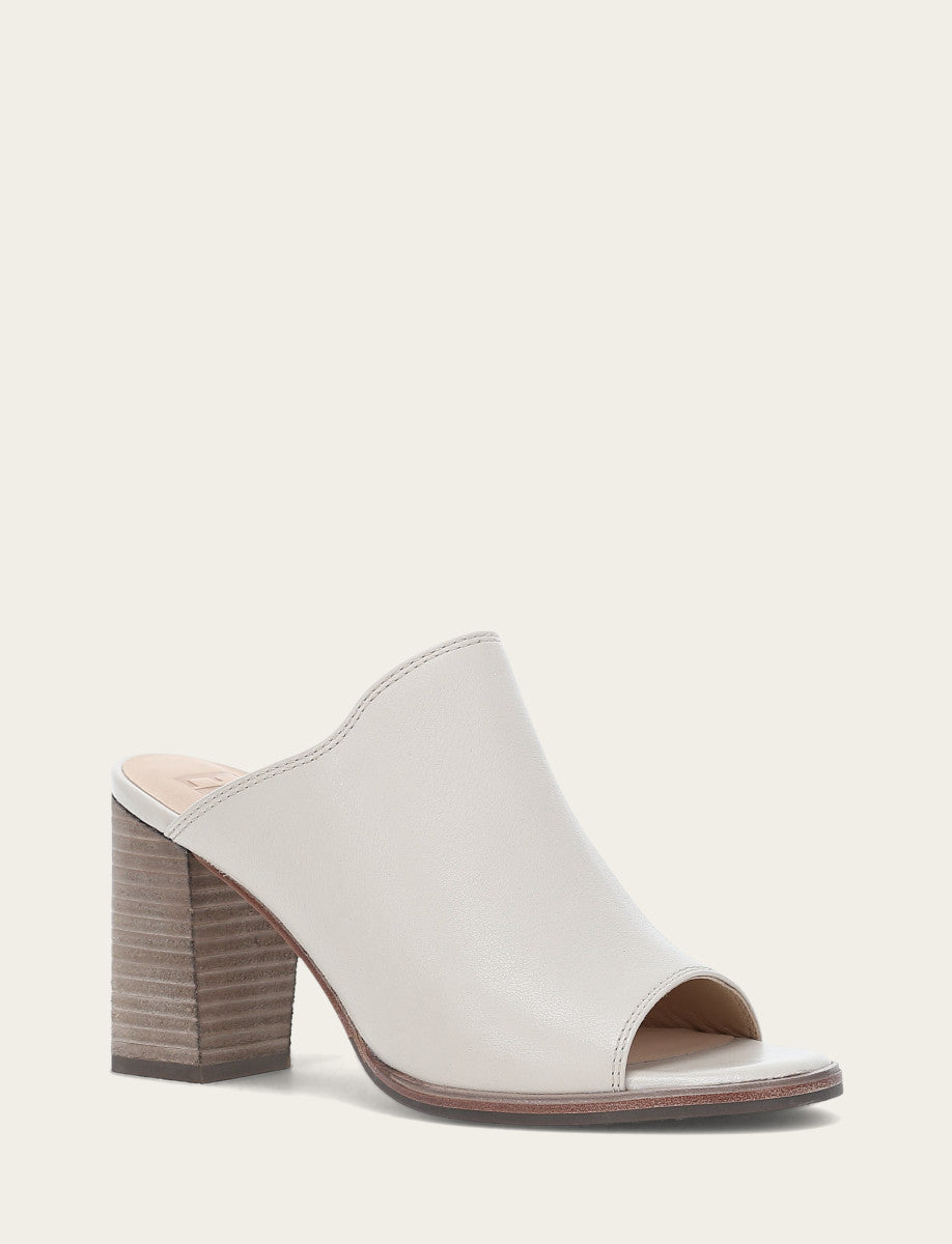 Frye Women's Ivory Stella Mule Sandals / Ivory