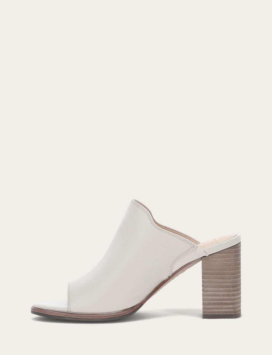 Frye Women's Ivory Stella Mule Sandals / Ivory