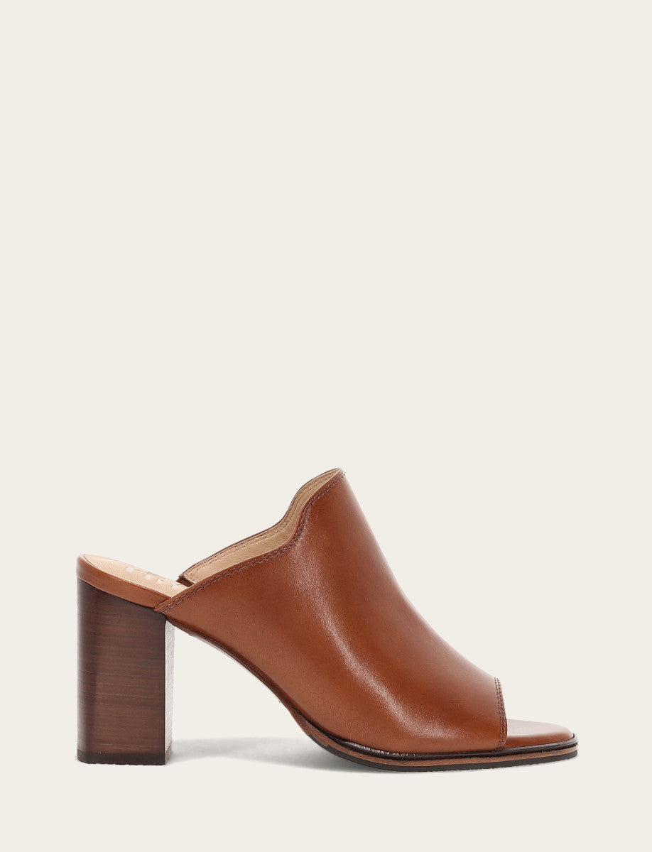 Frye Women's Cinnamon Stella Mule Sandals / Cinnamon