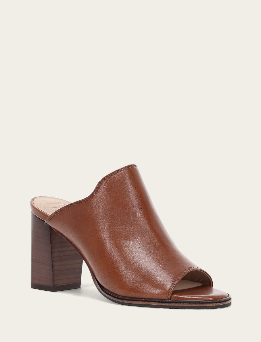 Frye Women's Cinnamon Stella Mule Sandals / Cinnamon