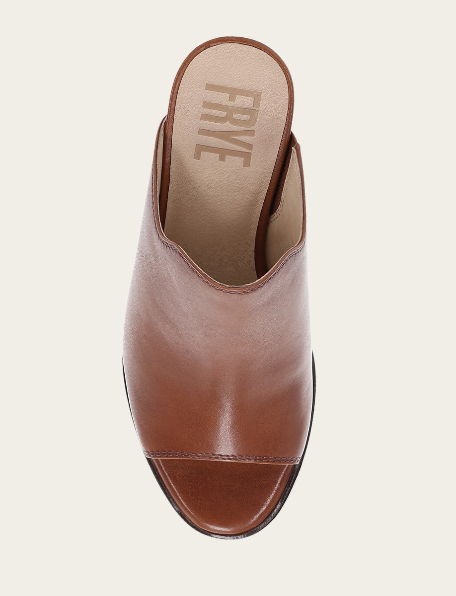 Frye Women's Cinnamon Stella Mule Sandals / Cinnamon
