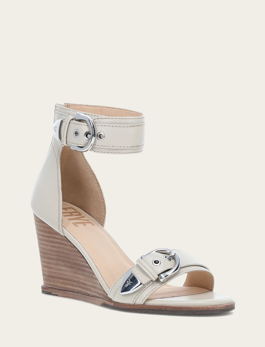 Frye Women's Ivory Rachel 2 Piece Sandals / Ivory