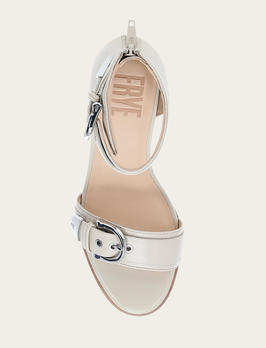 Frye Women's Ivory Rachel 2 Piece Sandals / Ivory