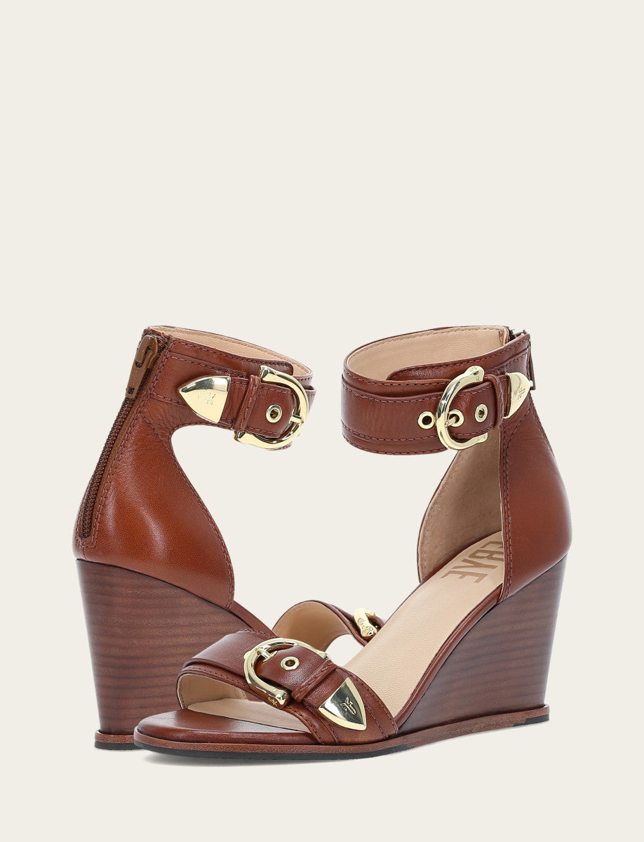 Frye Women's Cinnamon Rachel 2 Piece Sandals / Cinnamon