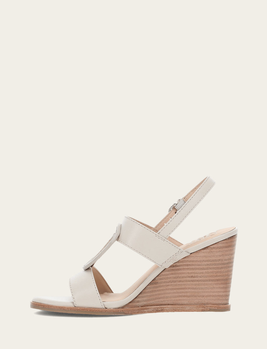Frye Women's Ivory Rachel Logo Sandals / Ivory