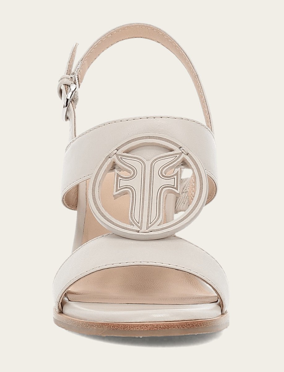 Frye Women's Ivory Rachel Logo Sandals / Ivory