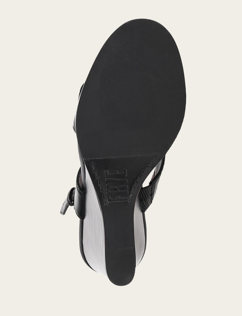 Frye Women's Black Rachel Logo Sandals / Black