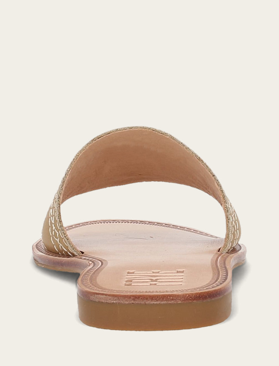 Frye Women's Banana Ava Woodstock Slide Sandals / Banana
