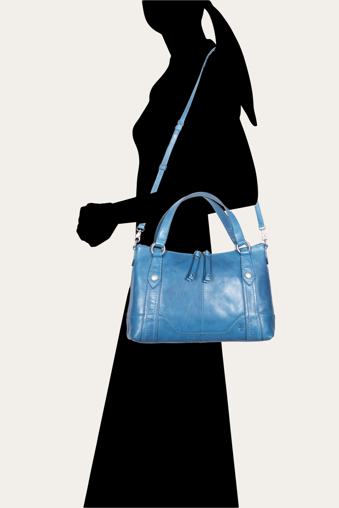 Frye Women's Melissa Medium Satchel Handbag / Ink