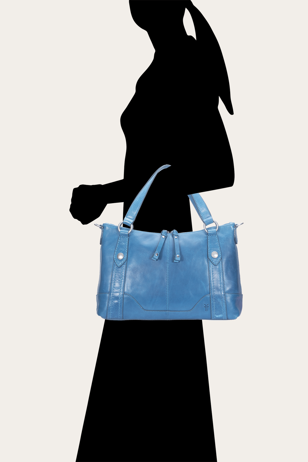 Frye Women's Melissa Medium Satchel Handbag / Ink