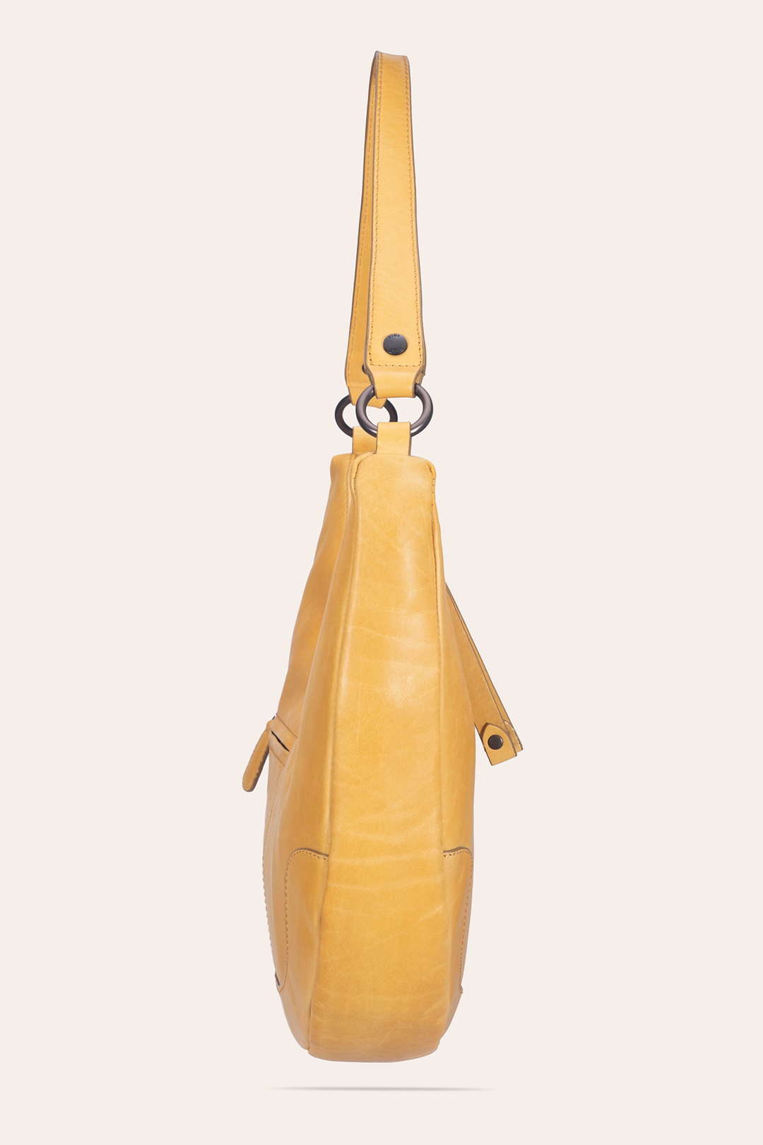 Frye Women's Melissa Crescent Hobo Handbag / Mustard