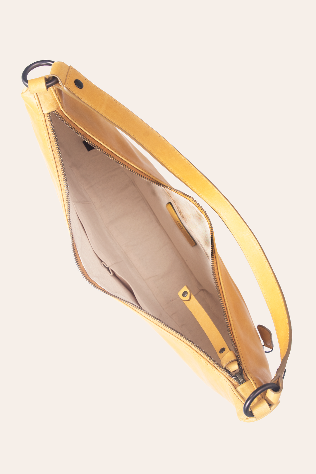 Frye Women's Melissa Crescent Hobo Handbag / Mustard