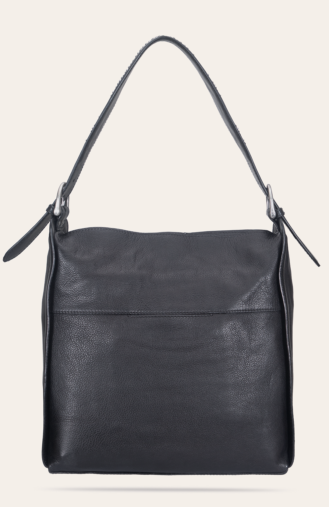 Frye Women's Black Carla Studded Hobo Handbag / Black