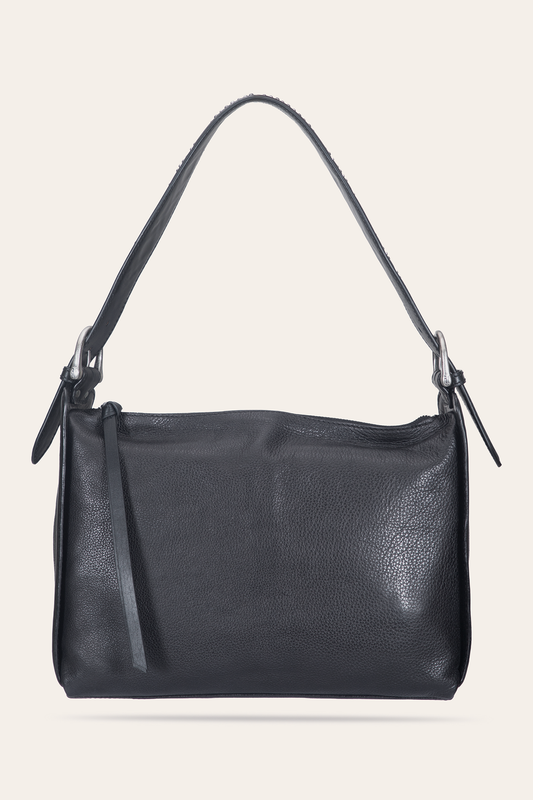 Frye Women's Black Carla Studded Shoulder Bag / Black