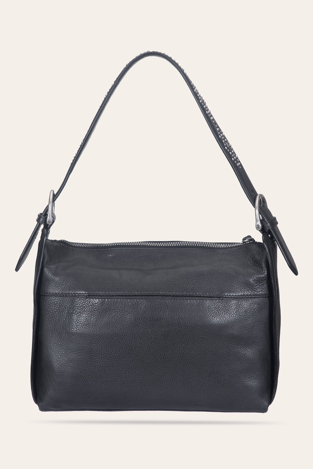 Frye Women's Black Carla Studded Shoulder Bag / Black