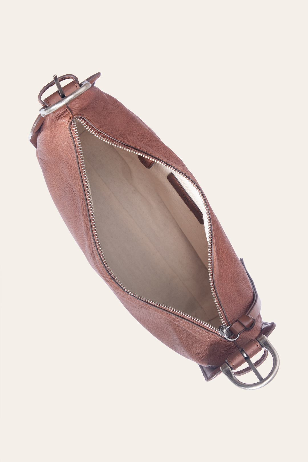 Frye Women's Cognac Carla Studded Shoulder Bag / Cognac