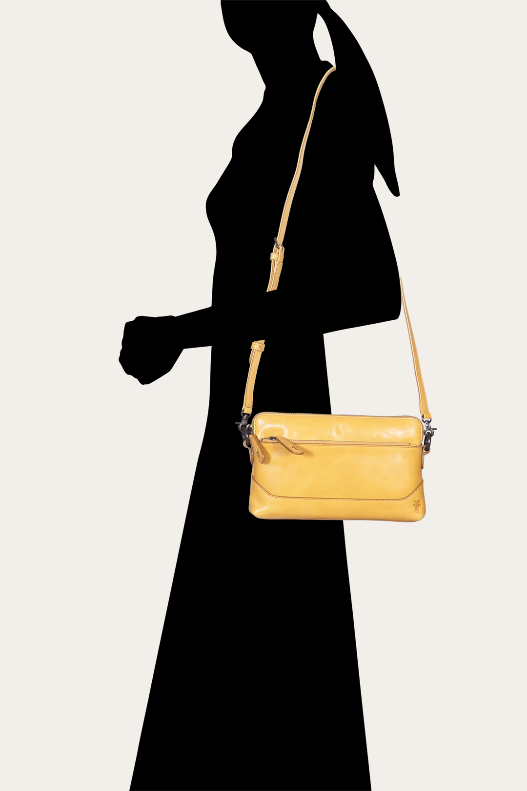 Frye Women's Melissa Wristlet Crossbody Bag / Mustard
