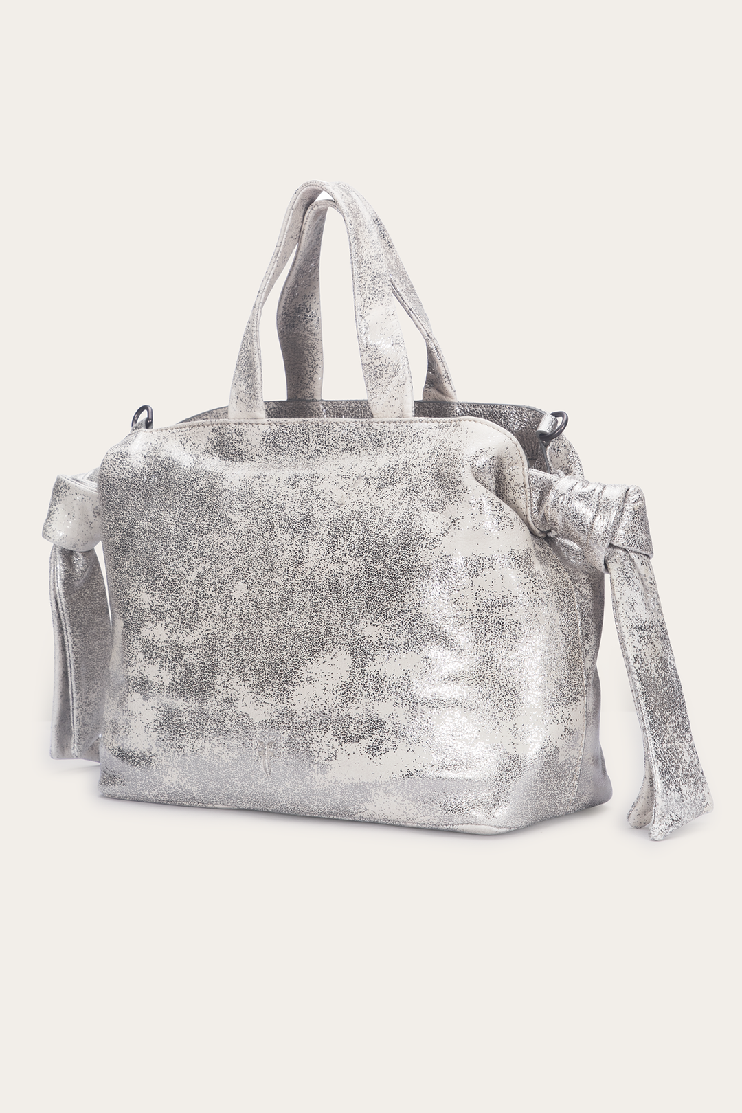 Frye Women's Nora Satchel Handbag / Cream Metallic
