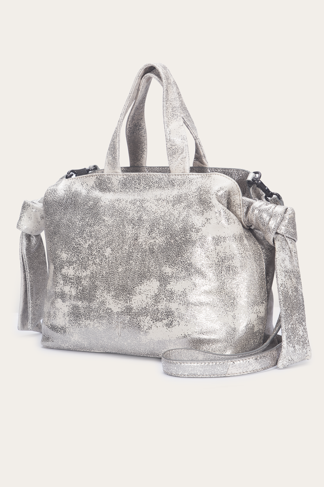 Frye Women's Nora Satchel Handbag / Cream Metallic