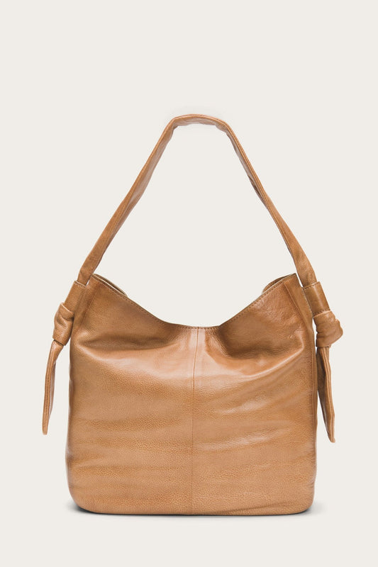 Frye Nora Knotted Hobo in Beige / Beige
