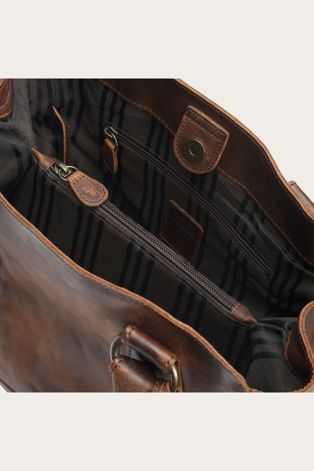 Frye Melissa Dark Brown Tote / Dark Brown