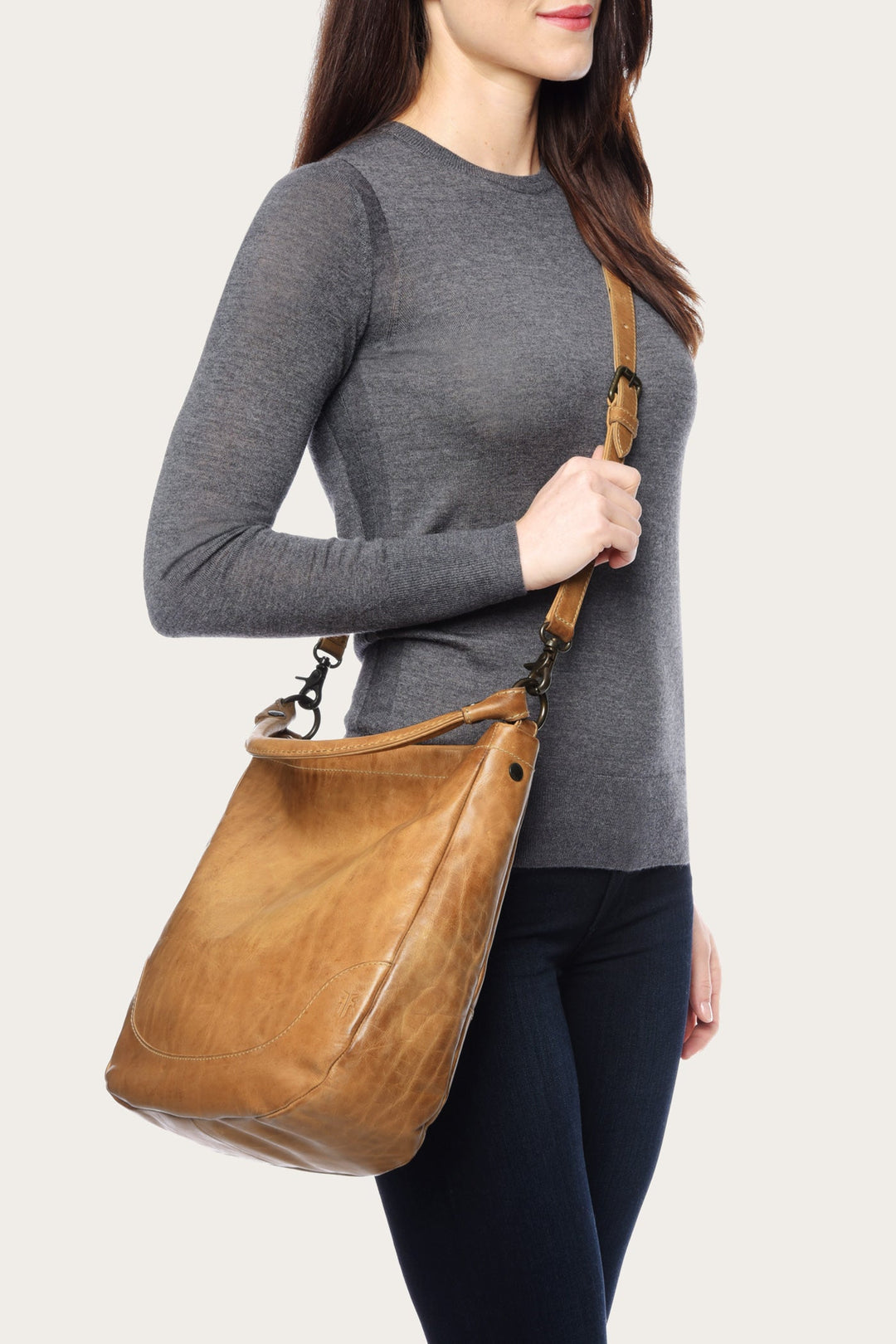 Frye Melissa Beige Hobo / Beige