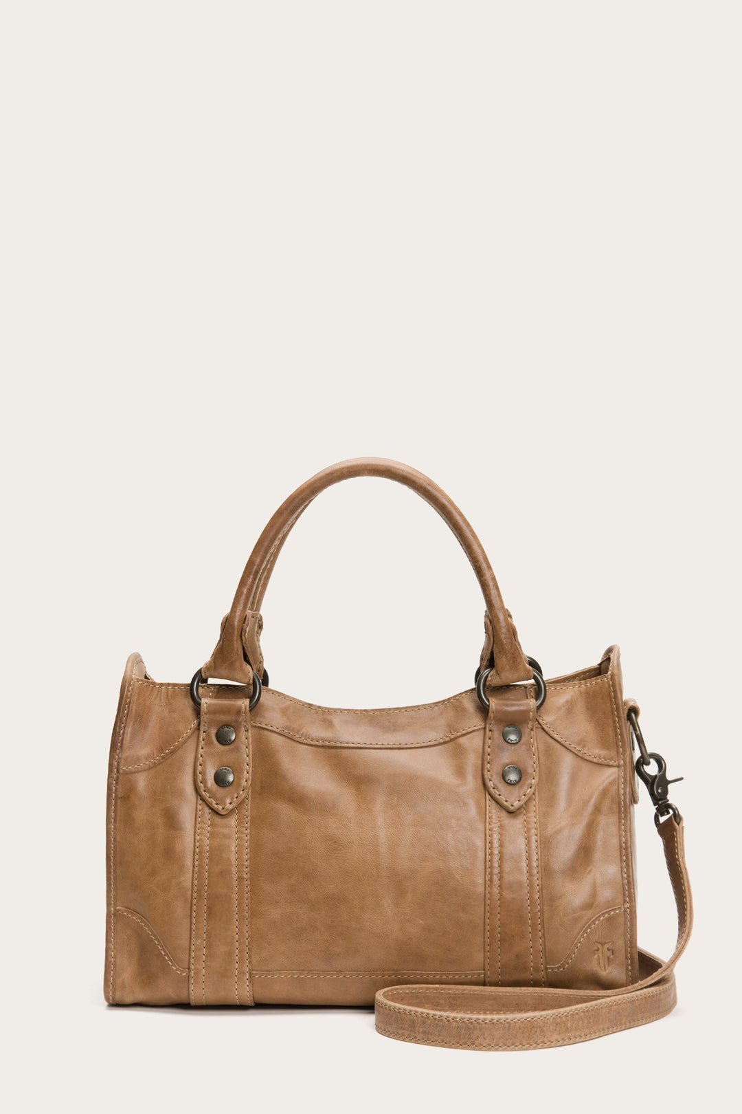 Frye Melissa Beige Satchel / Beige