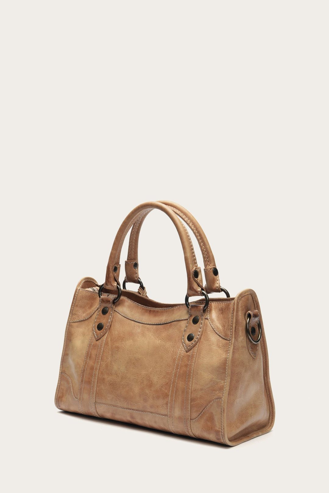 Frye Melissa Beige Satchel / Beige