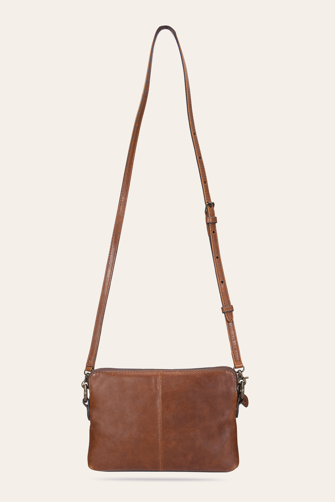 Frye Melissa Cognac Crossbody Wristlet / Cognac