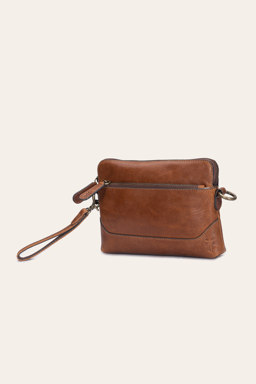 Frye Melissa Cognac Crossbody Wristlet / Cognac