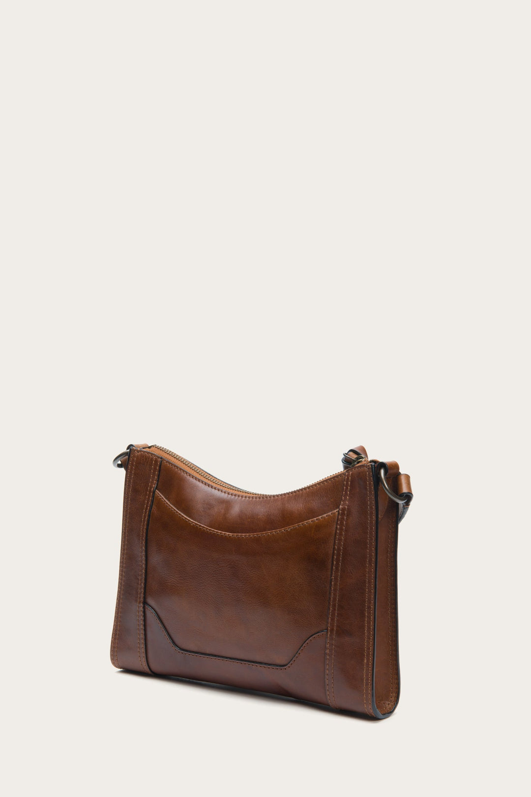Frye Melissa Cognac Zip Crossbody / Cognac