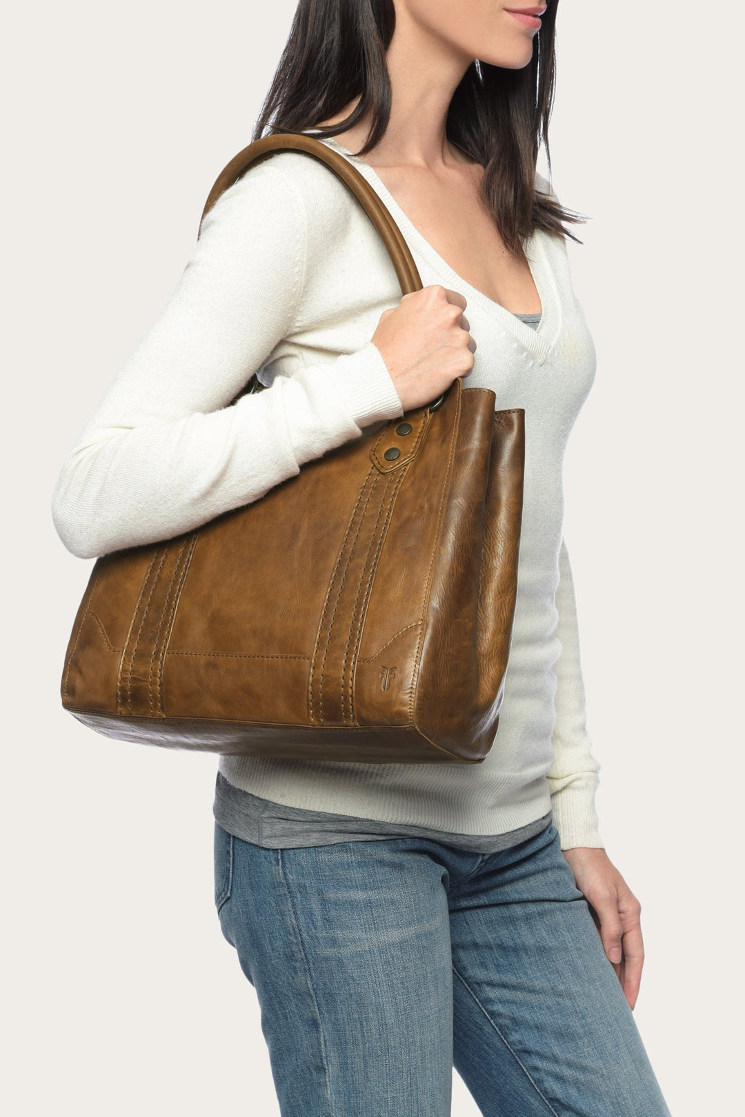 Frye Melissa Cognac Tote / Cognac