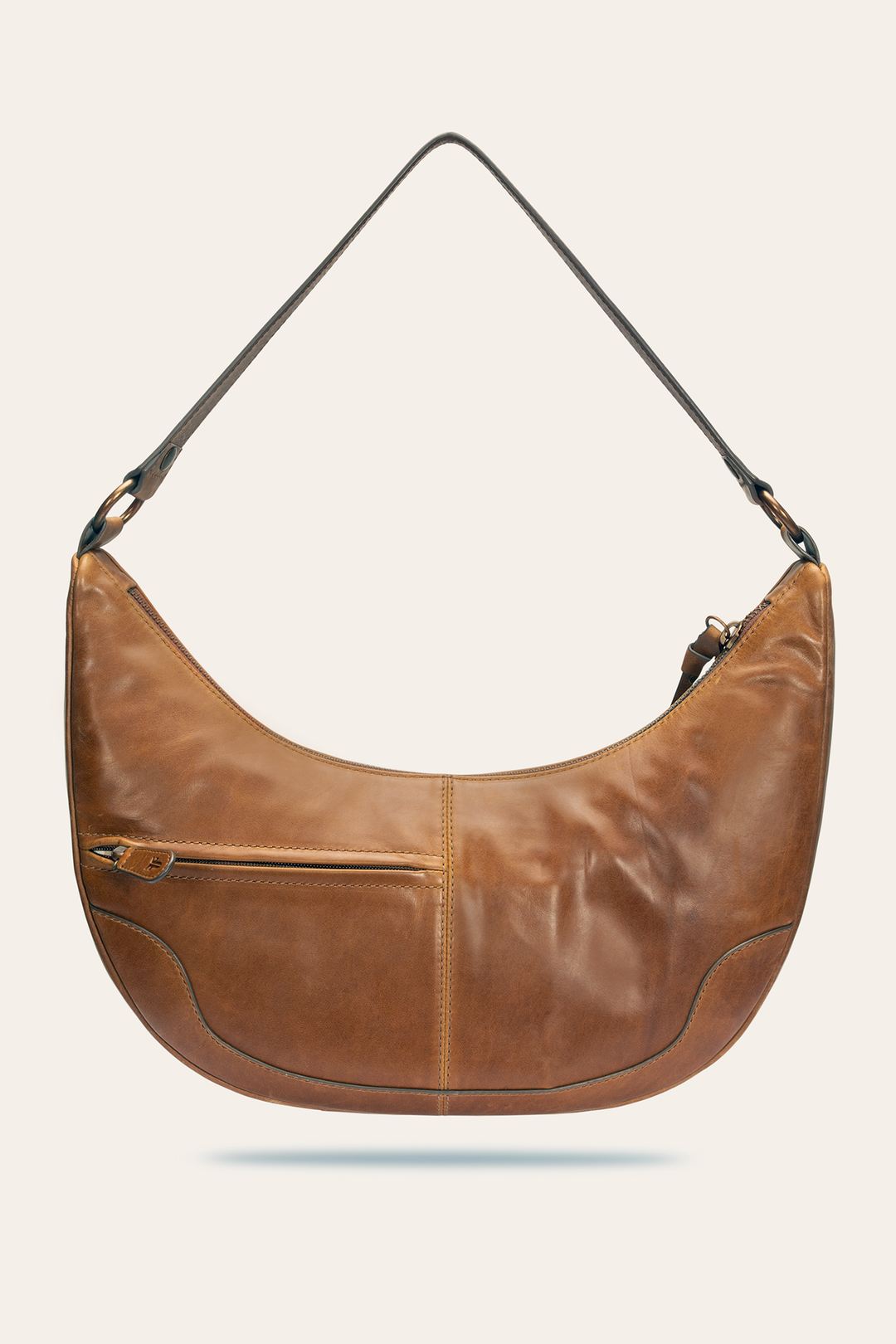 Frye Melissa Cognac Crescent Hobo / Cognac