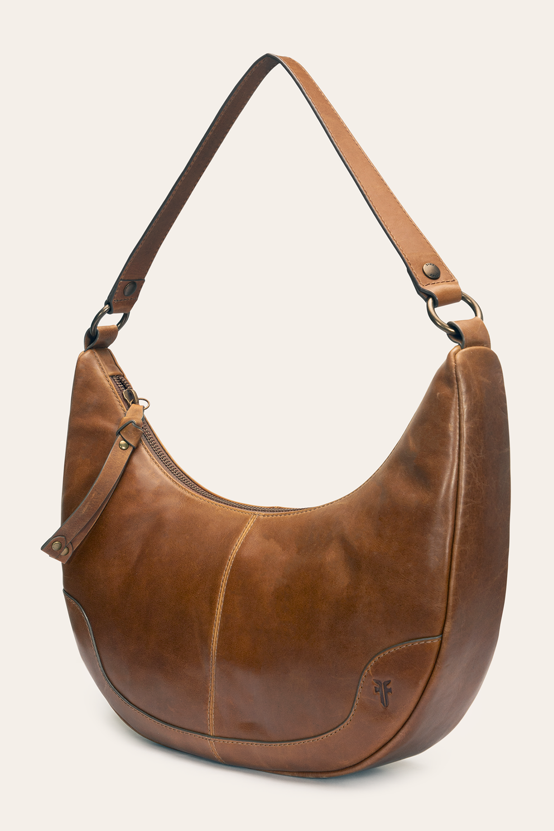 Frye Melissa Cognac Crescent Hobo / Cognac