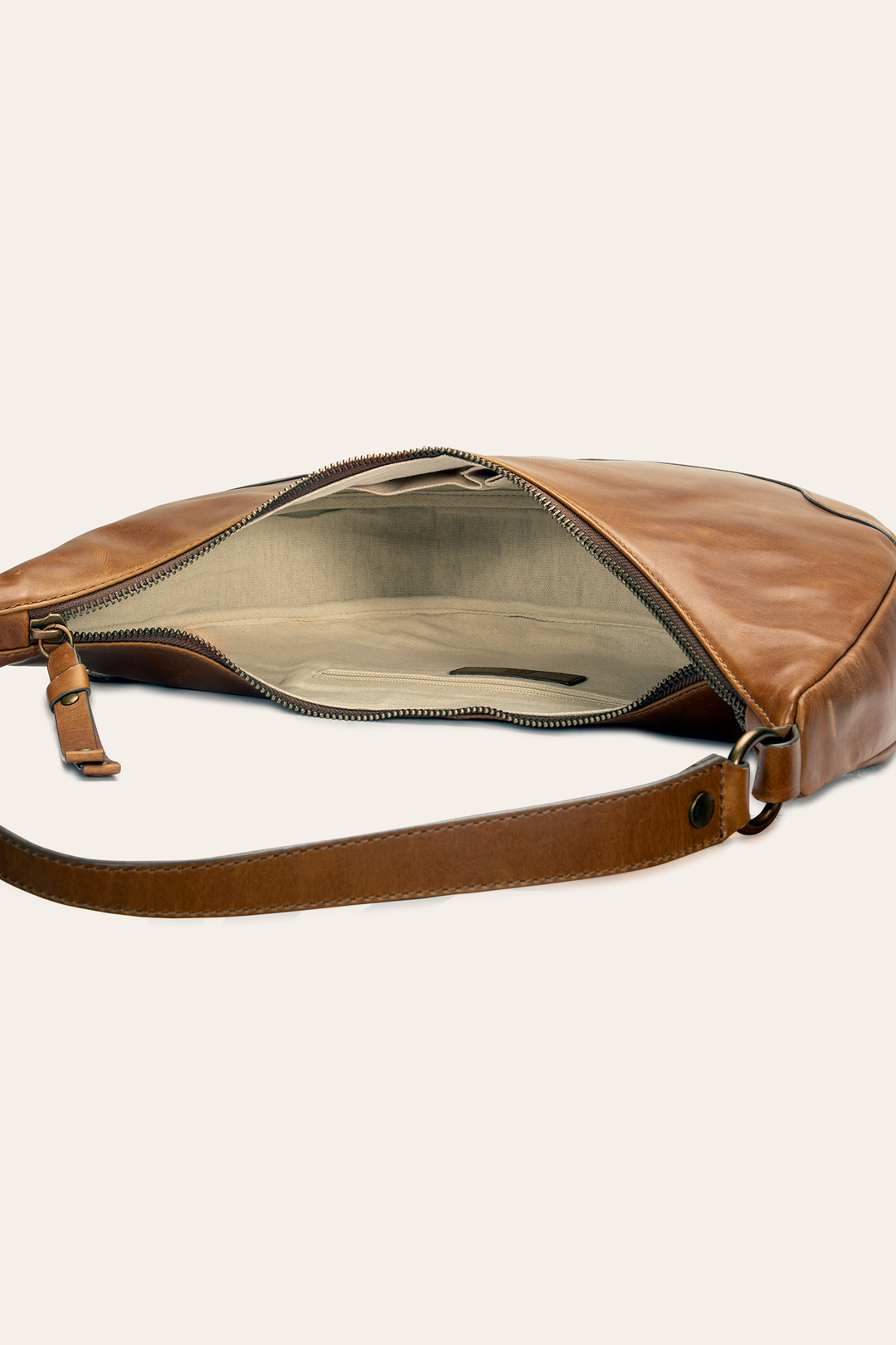 Frye Melissa Cognac Crescent Hobo / Cognac