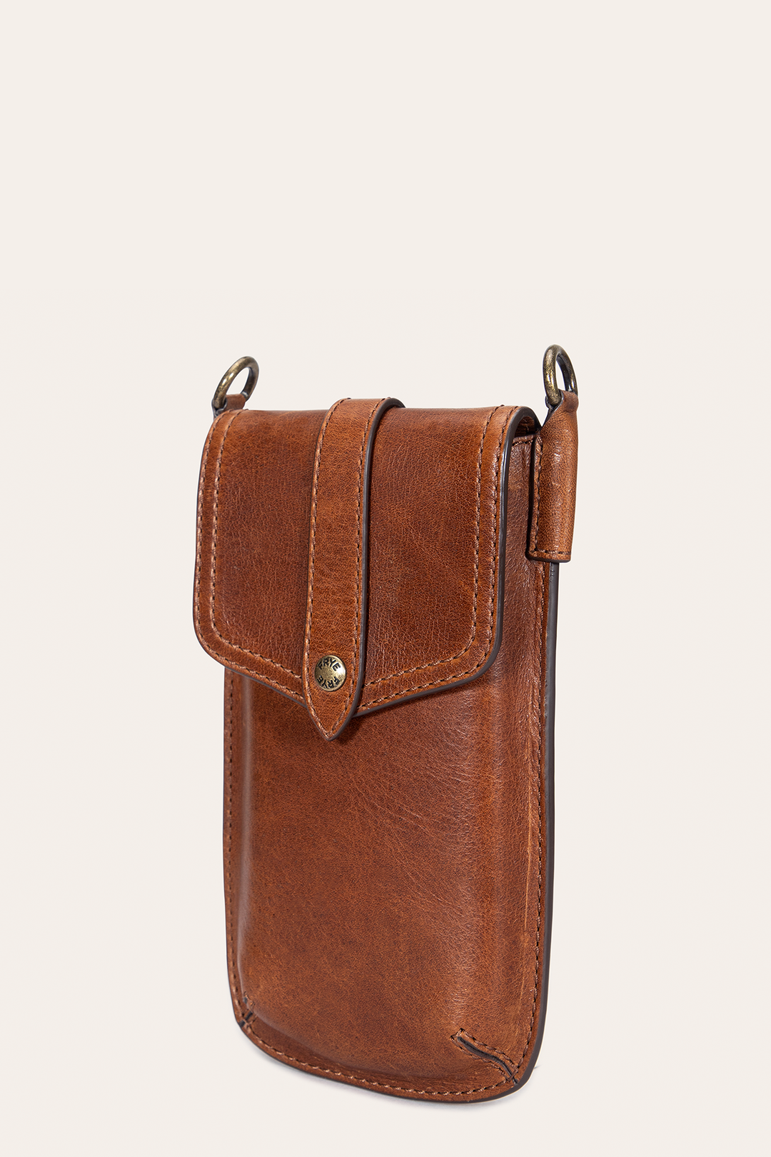 Frye Melissa Cognac Phone Pouch / Cognac