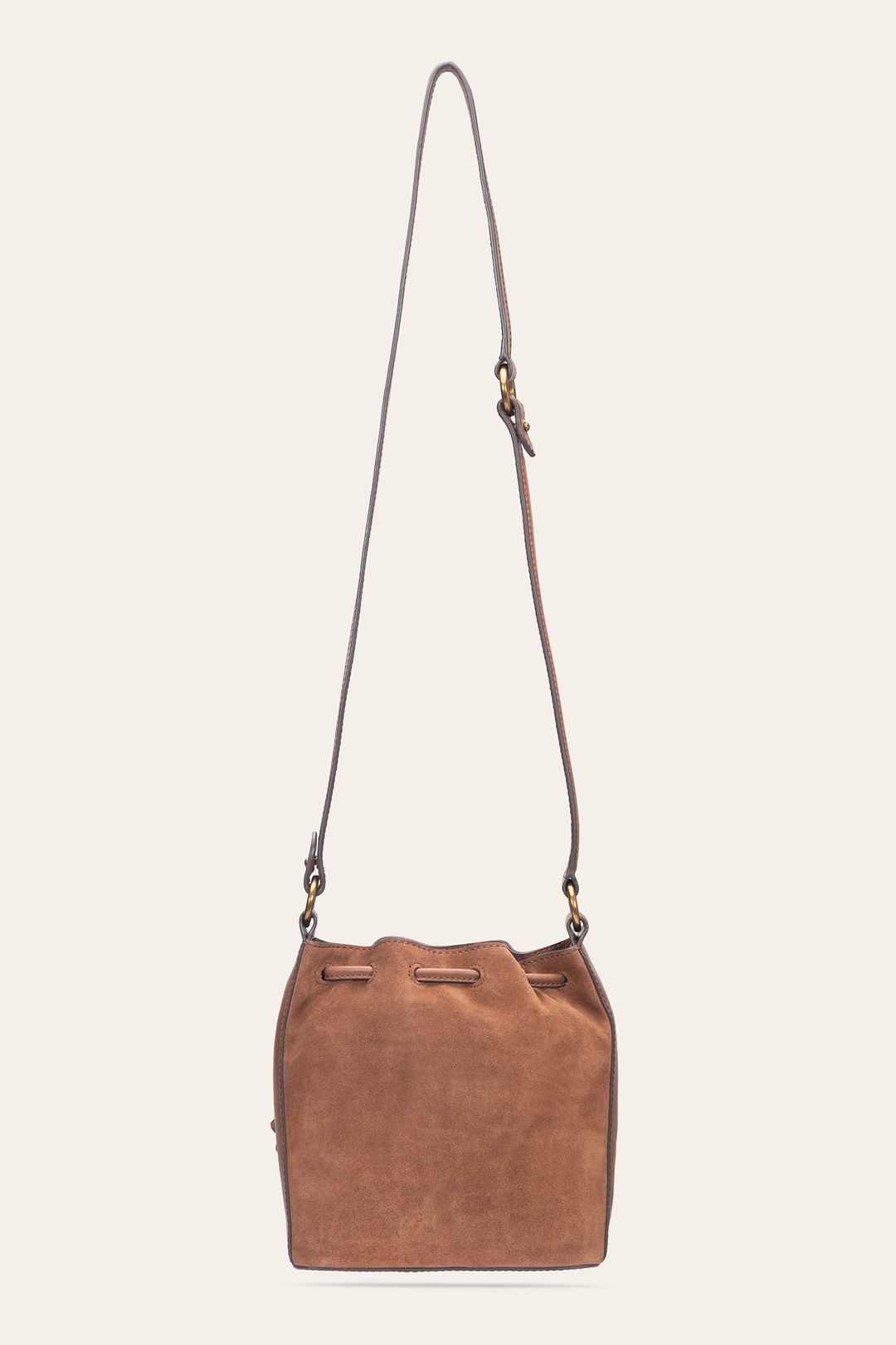 Frye Cognac Melissa Floral Convertible Bucket / Cognac