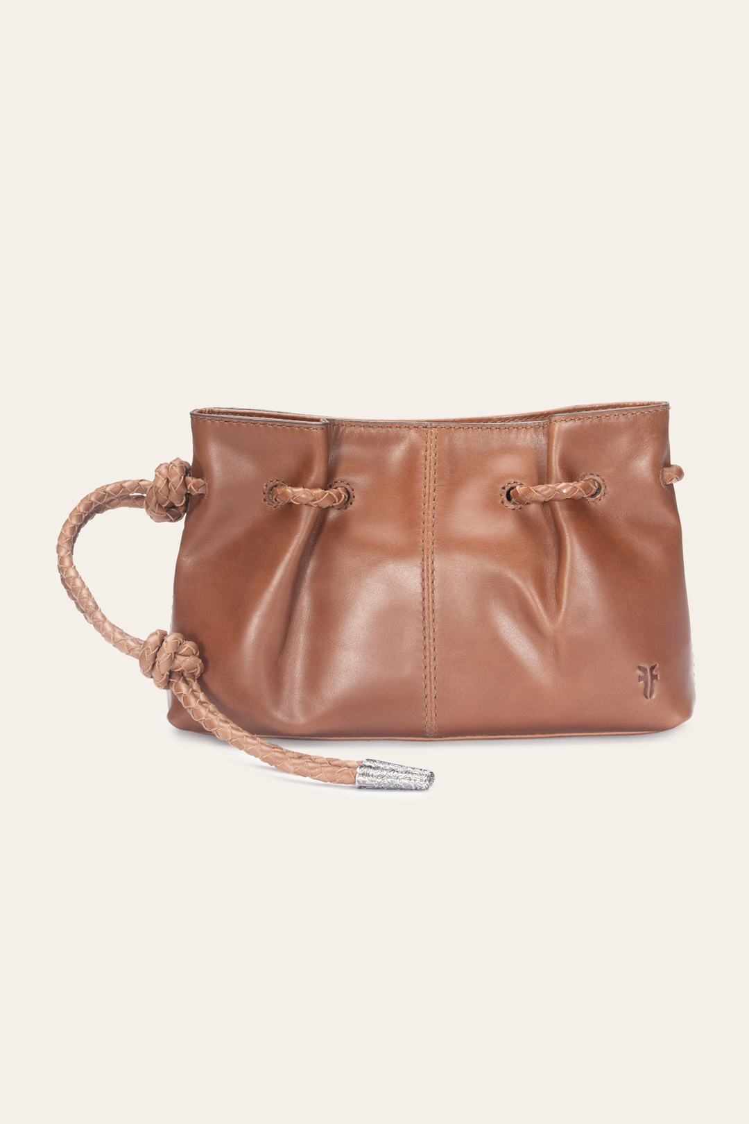 Frye Cognac Caroline Wristlet Clutch / Cognac