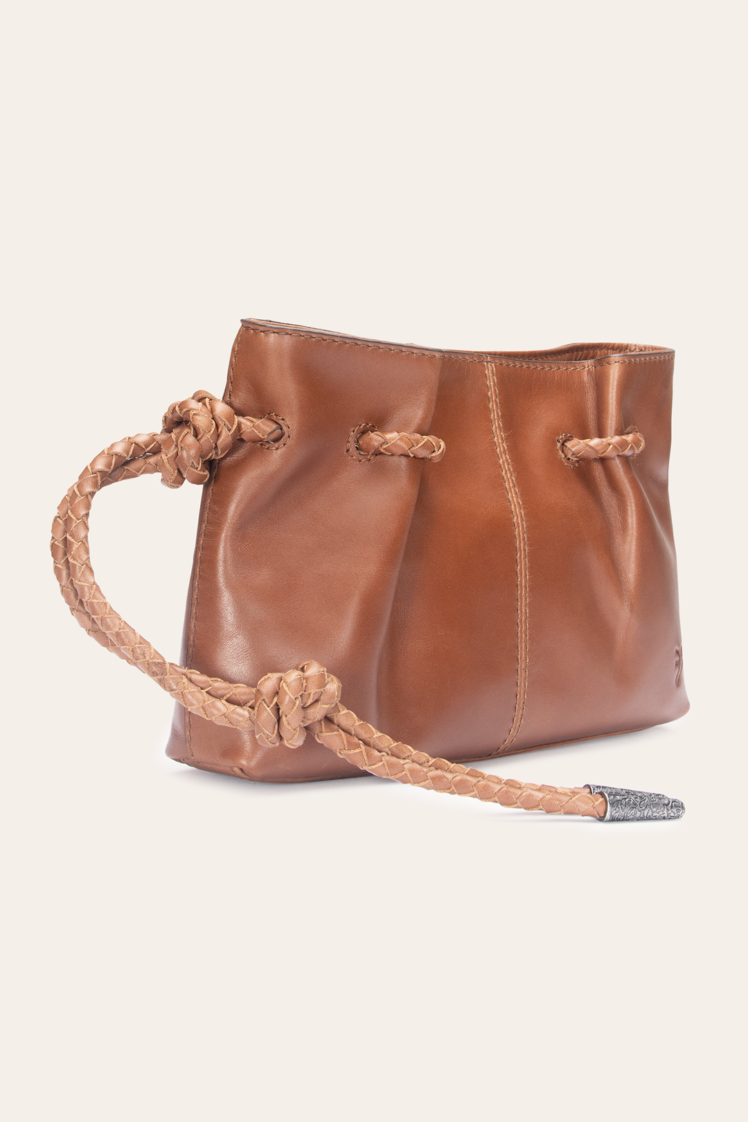 Frye Cognac Caroline Wristlet Clutch / Cognac