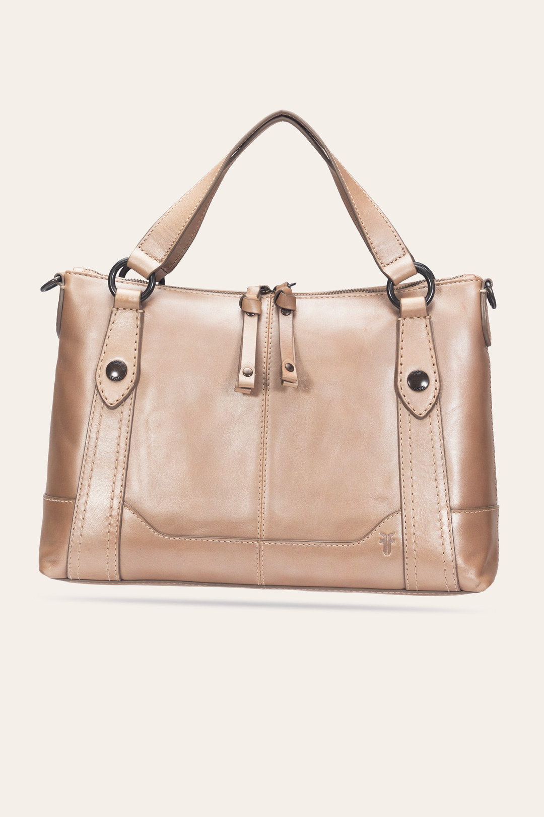 Frye Light Bronze Melissa Medium Satchel / Light Bronze