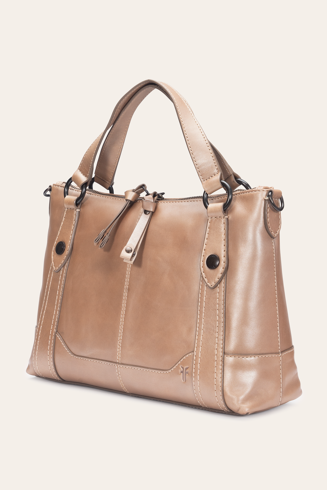 Frye Light Bronze Melissa Medium Satchel / Light Bronze