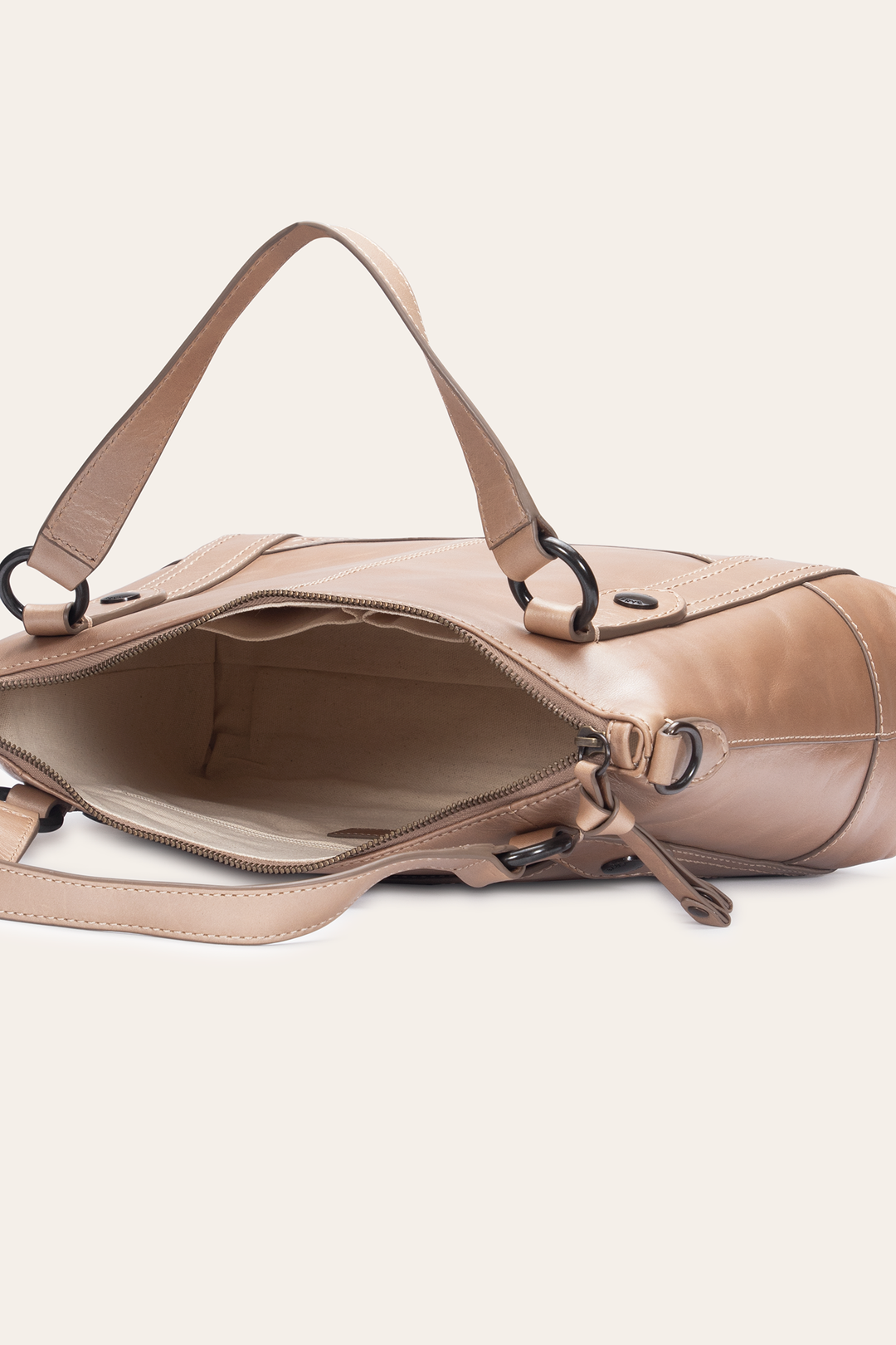 Frye Light Bronze Melissa Medium Satchel / Light Bronze